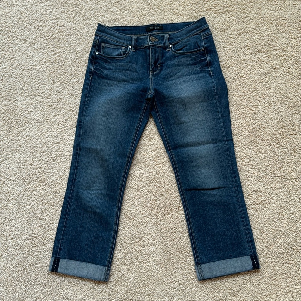 White House, black market crop jeans